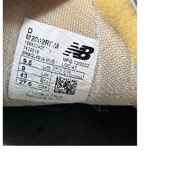 New Balance 2002R Protection Pack Grey Mens 9.5 - Picture 7 of 7